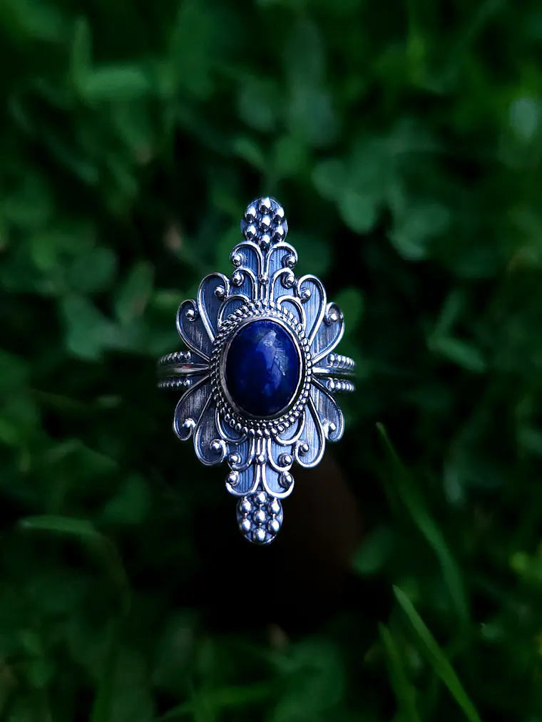 Maxi Anillo Tribal Lapizlazuli 1