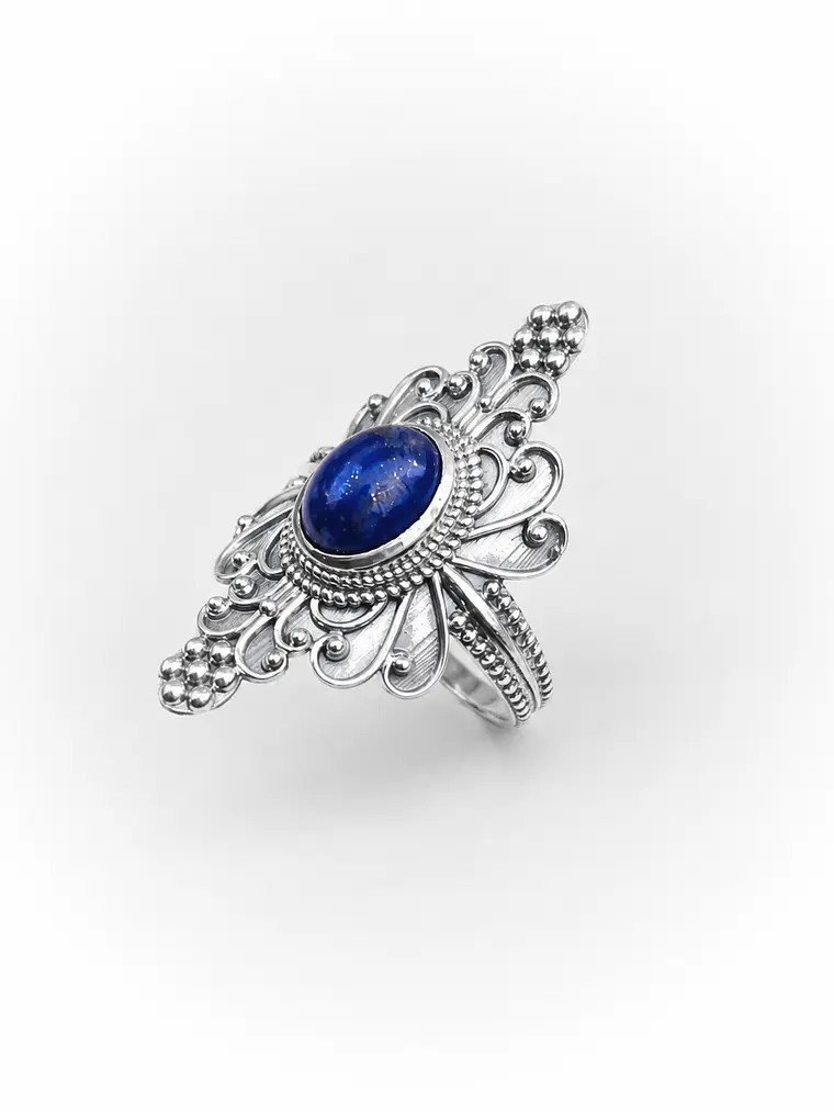 Maxi Anillo Tribal Lapizlazuli 2