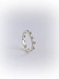 Anillo Espiral Corona Topacio Blanco - Miniatura 1