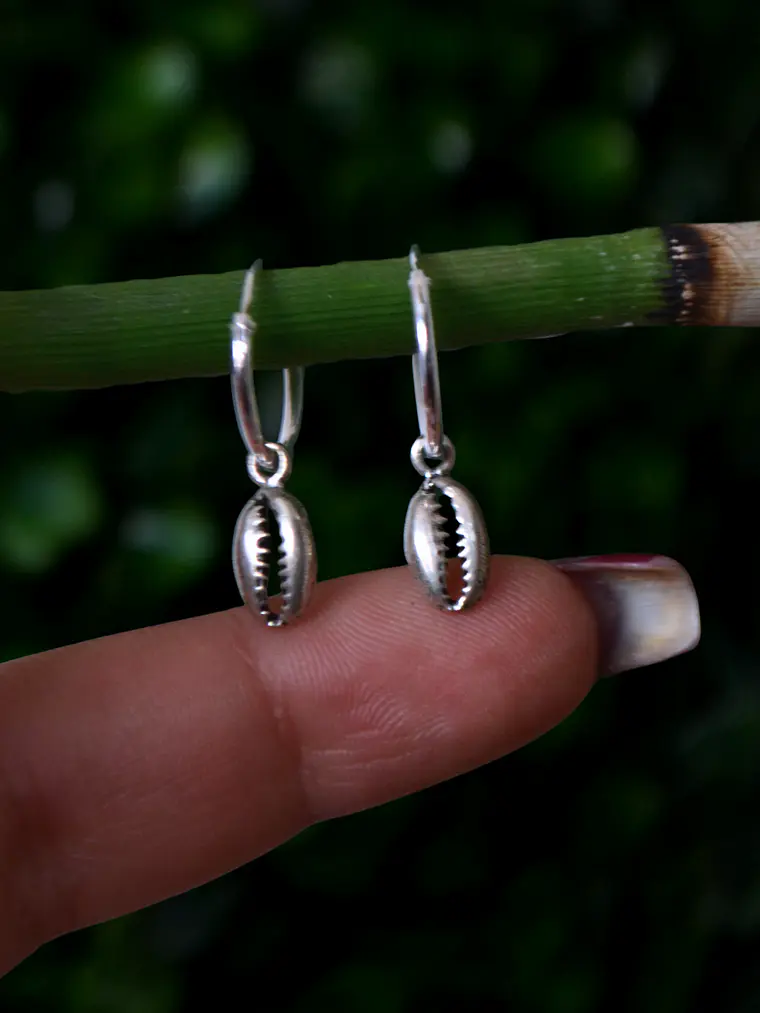 Argollas 14mm Conchas Marinas 3