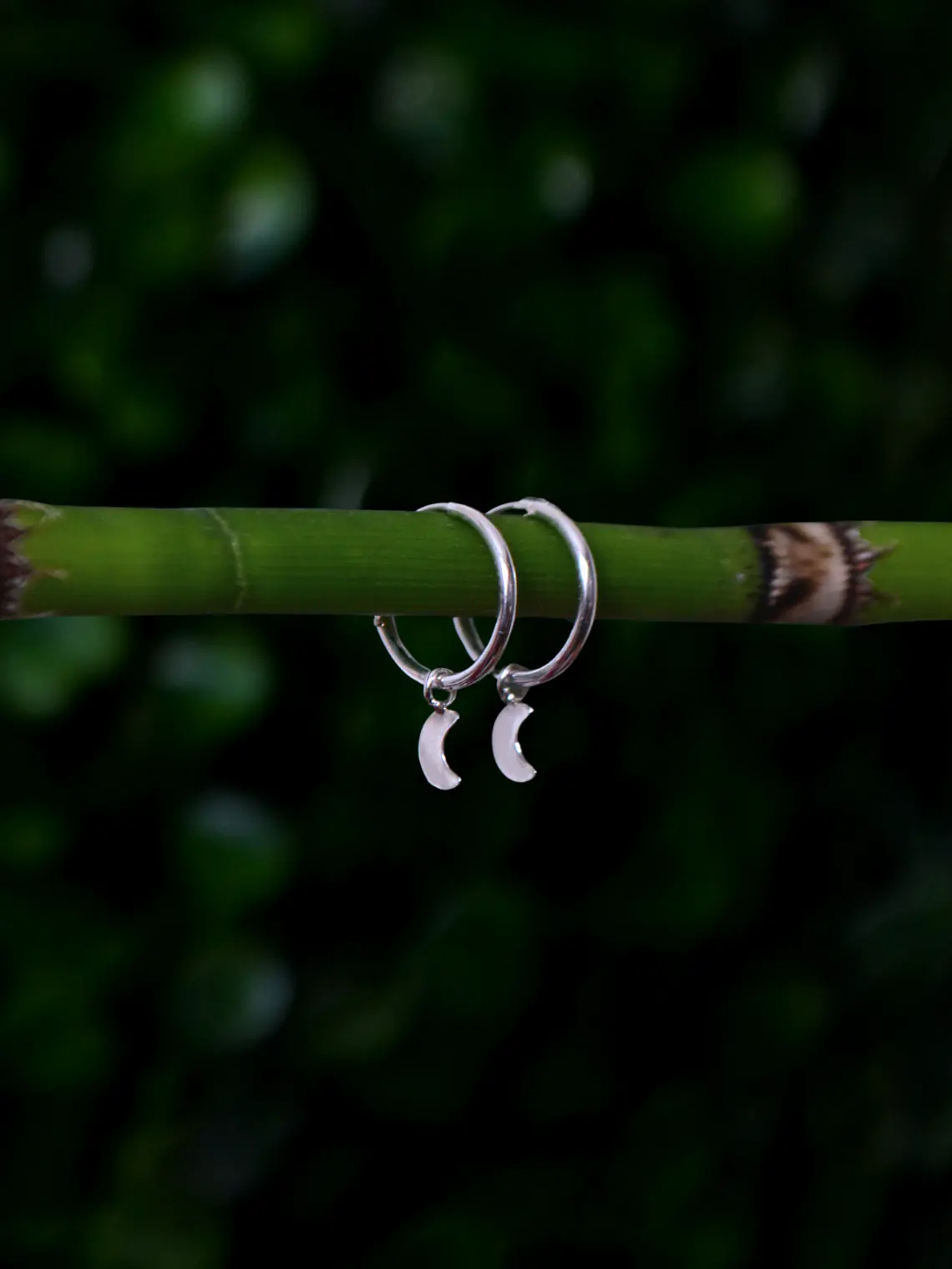 Argollas 12mm Luna Creciente  1