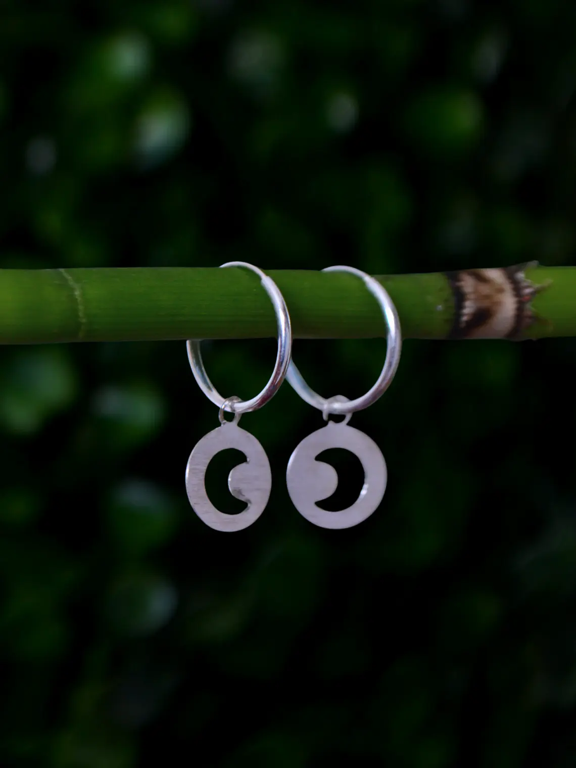Argollas﻿ 14 mm﻿ Luna Calada 1