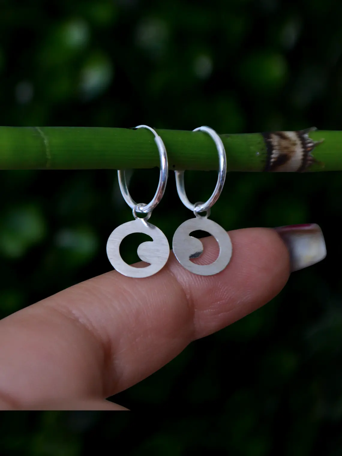 Argollas﻿ 14 mm﻿ Luna Calada 3