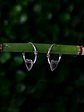 Argollas﻿ Bali 16mm Corazon Negro - Miniatura 2