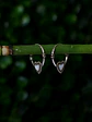 Argollas﻿ Bali 16mm Corazon Blanco - Miniatura 1