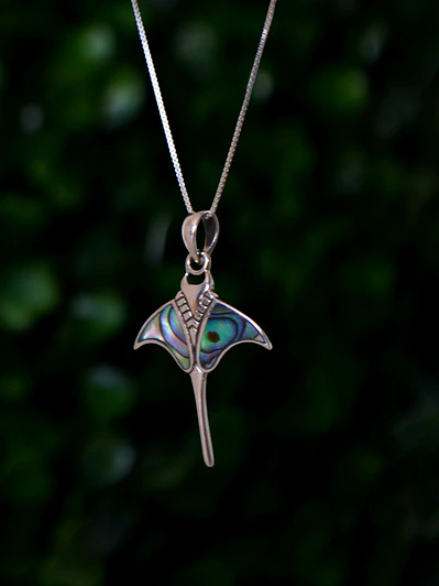 Colgante Mantarraya Abalón 