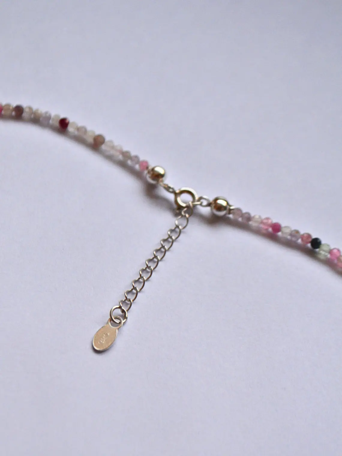 Collar Mostacillas Turmalina Rosa 4