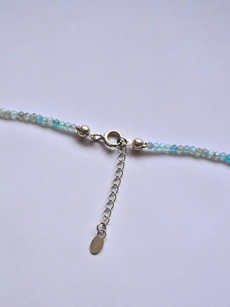 Collar Mostacillas Amazonita 3