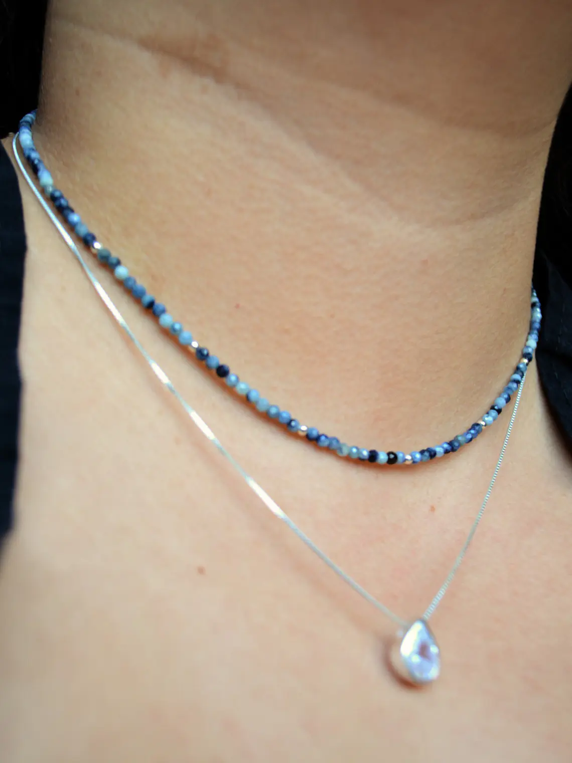 Collar Mostacillas Sodalita 2