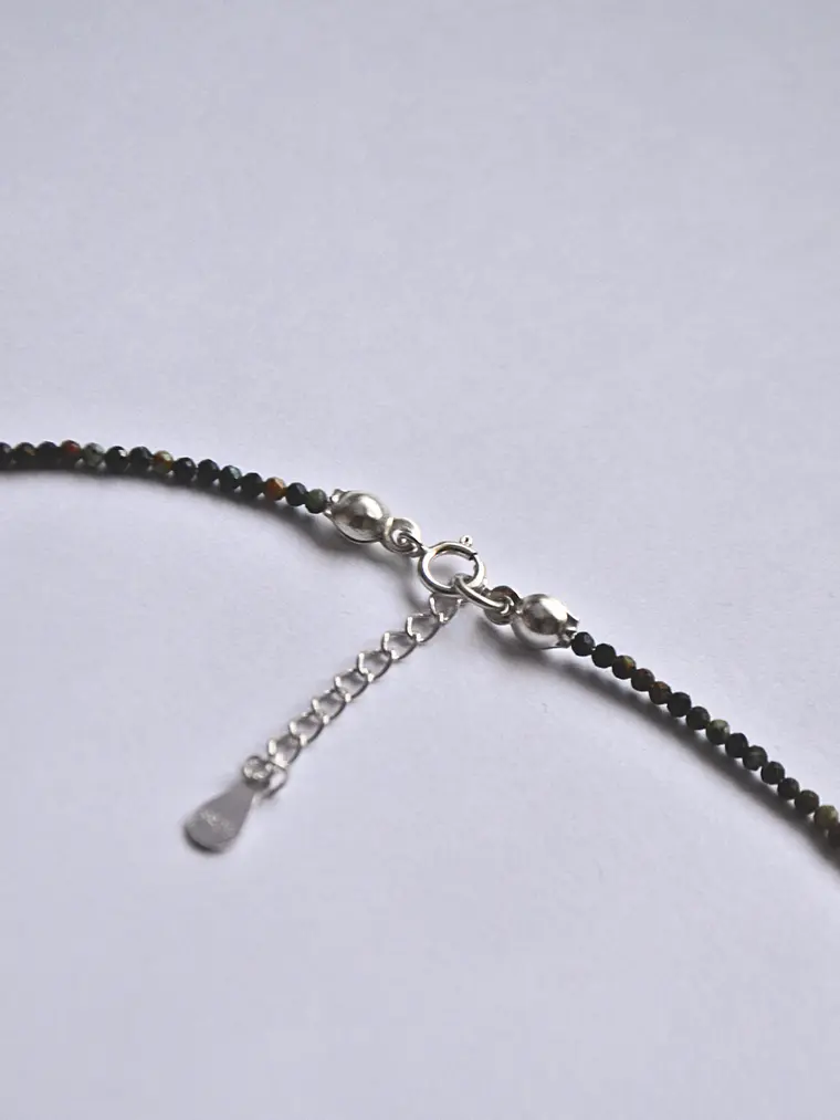 Collar Mostacillas Crisocola 3