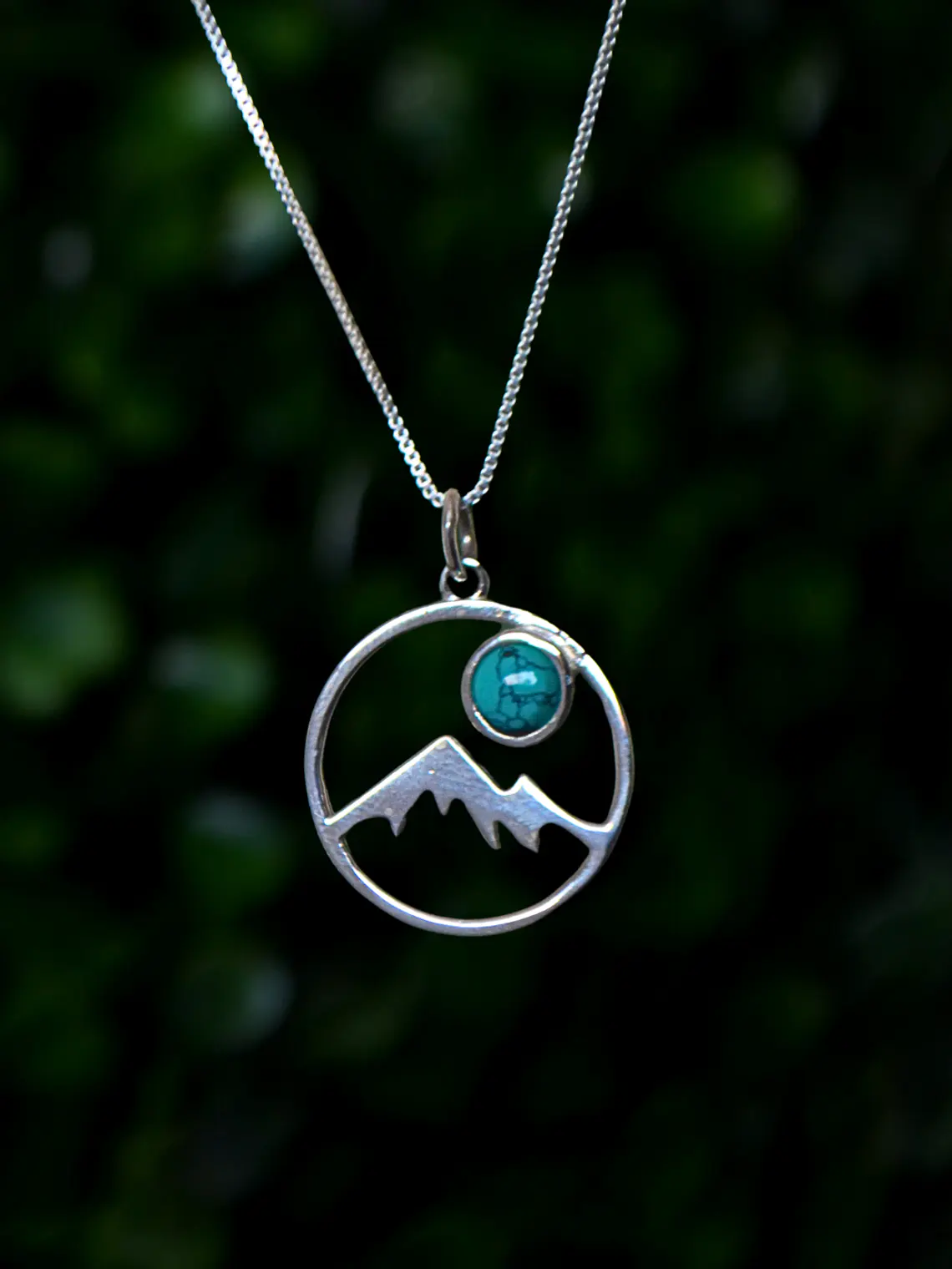 Colgante Montaña y Turquesa 1