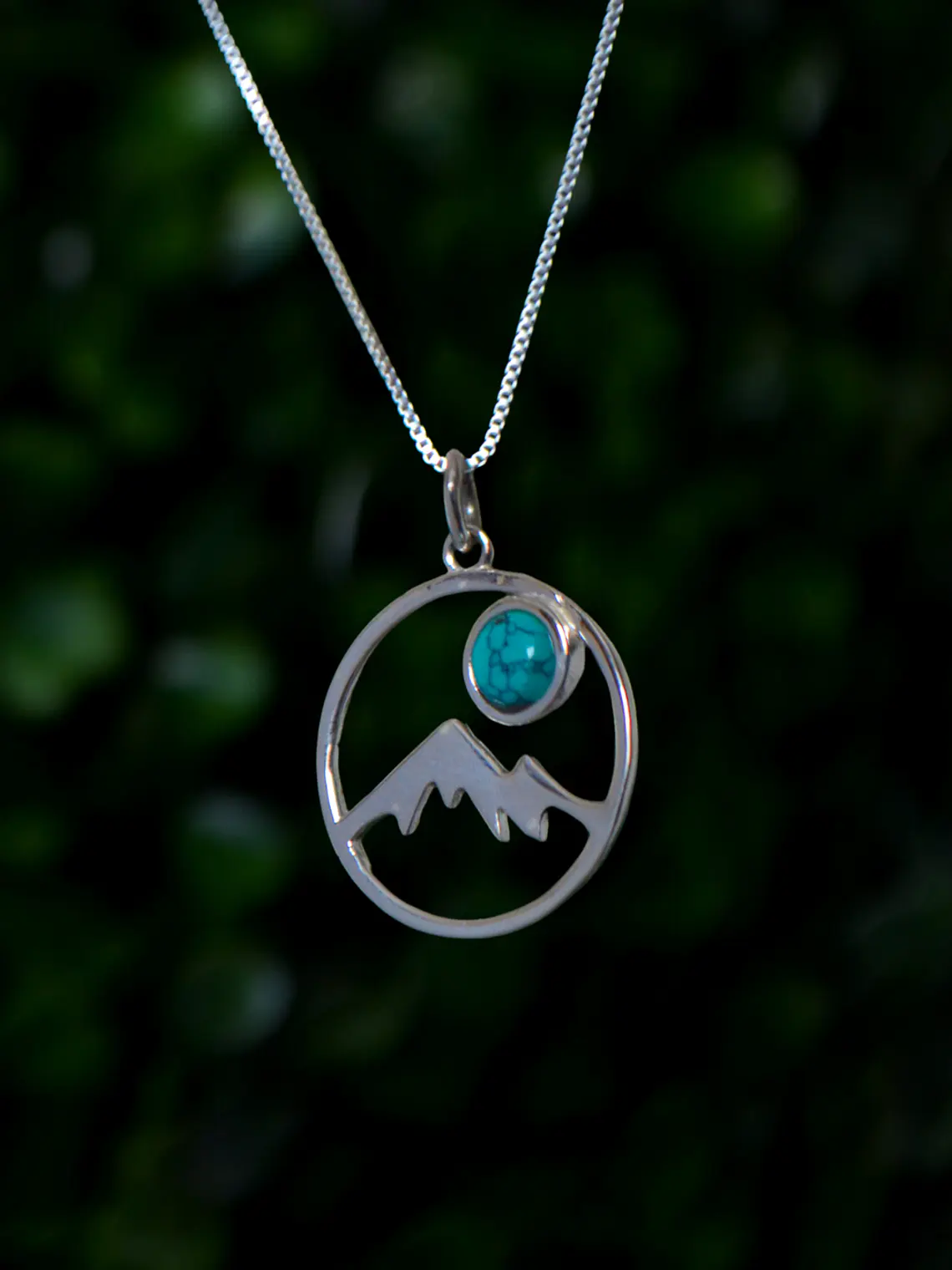Colgante Montaña y Turquesa 2