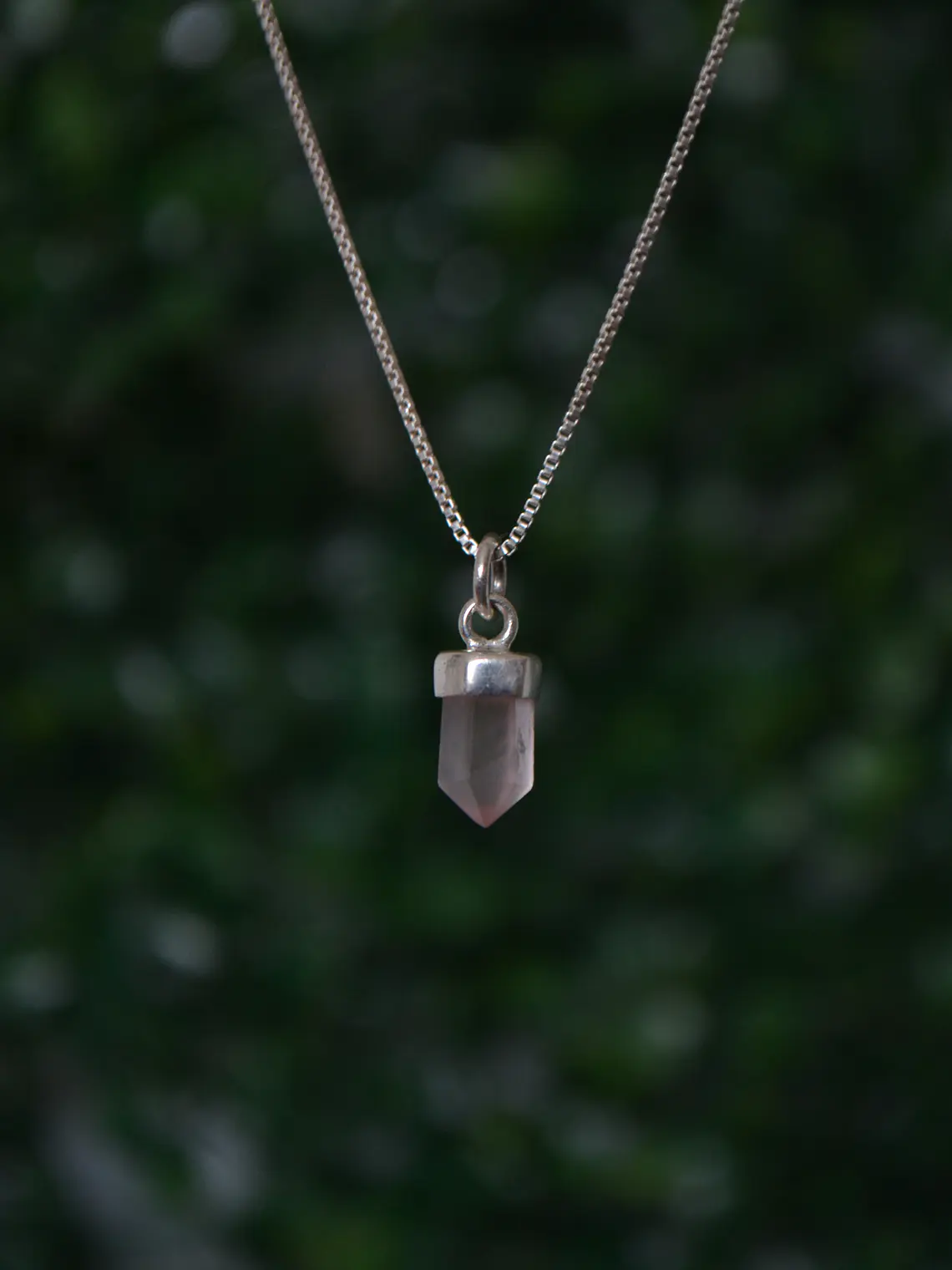 Mini Punta Cuarzo Rosa 1