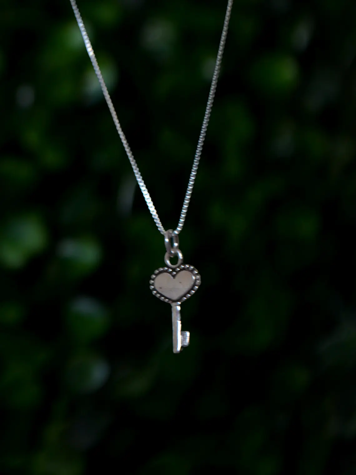 Colgante Mini Llave Corazón  2