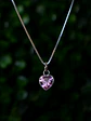 Colgante Punto de Luz Corazón Rosa - Miniatura 1