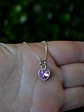 Colgante Punto de Luz Corazón Rosa - Miniatura 4