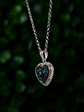 Colgante Corazón Mini Entorchado Abalone - Miniatura 2