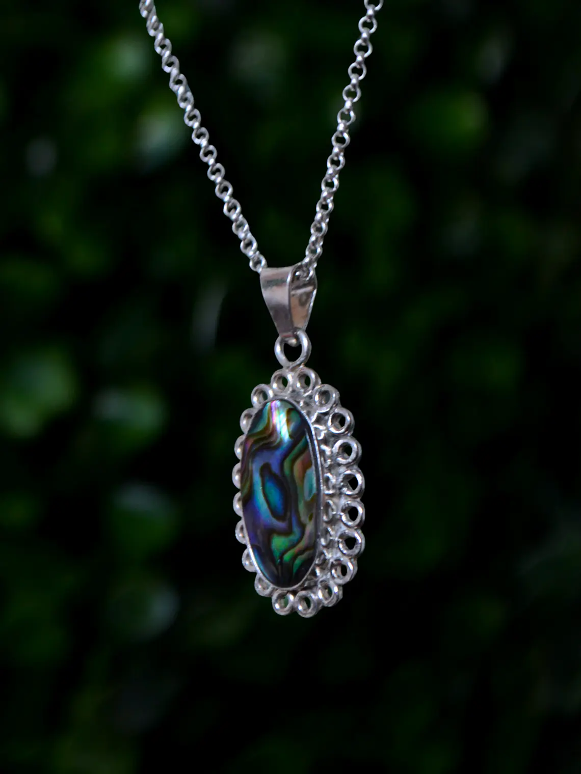 Colgante Abalone Circulos 2