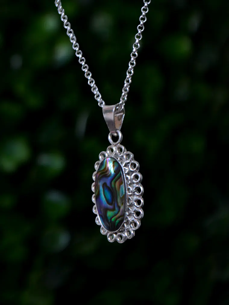Colgante Abalone Circulos 2