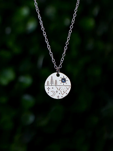 Collar Montaña Día y Noche 45cm