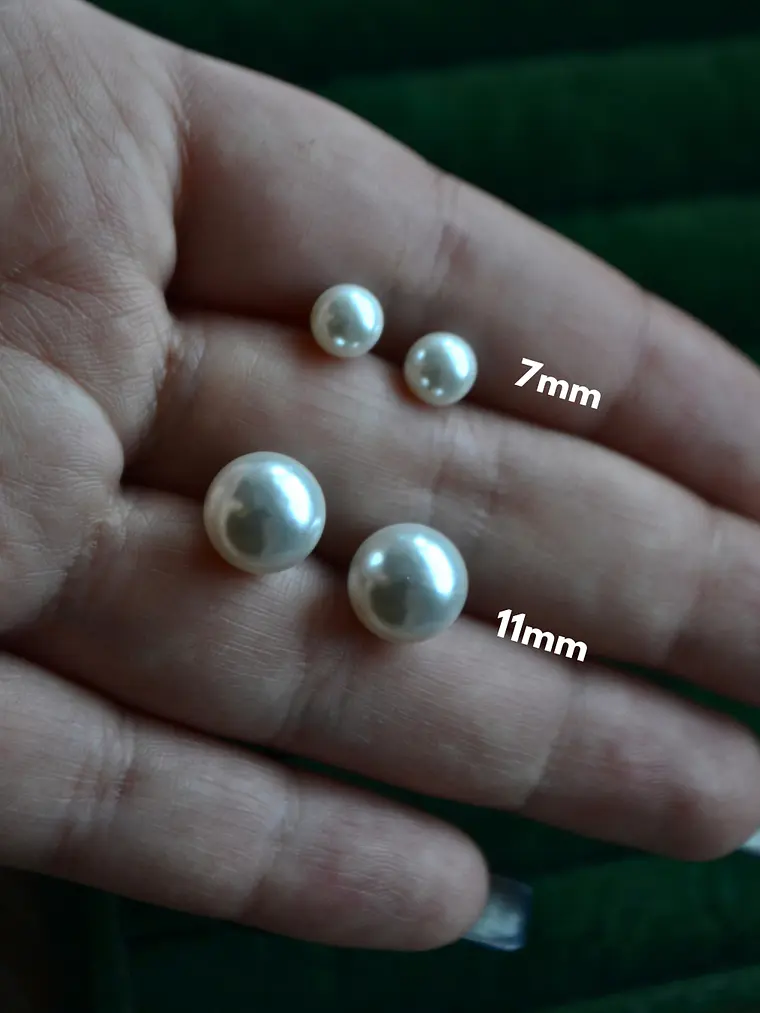 Aros Perlas Plata 925 2