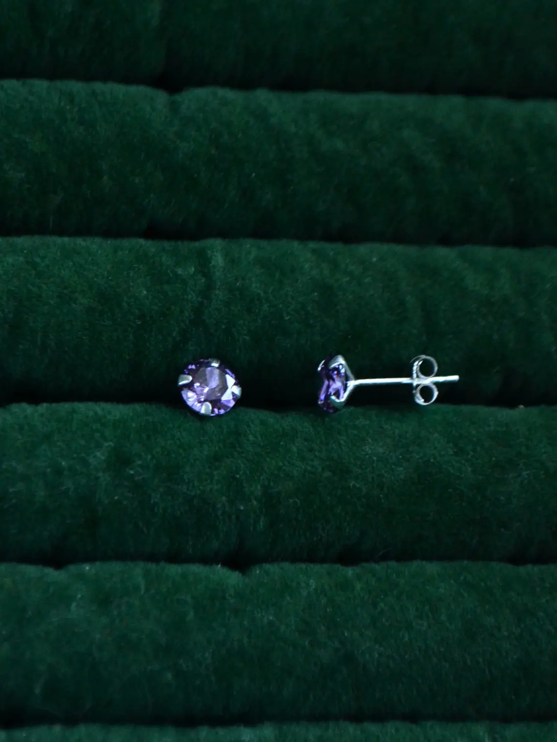 Aros Punto de Luz Morado 6mm 3