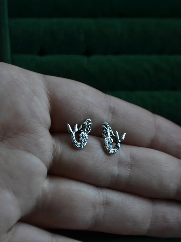 Aros Sirena del Mar 9x12mm 2