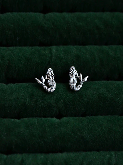 Aros Sirena del Mar 9x12mm
