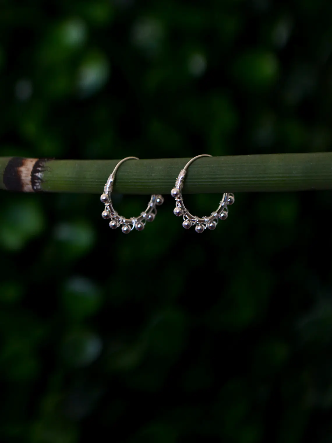 Argollas Esferas Plata 925 6