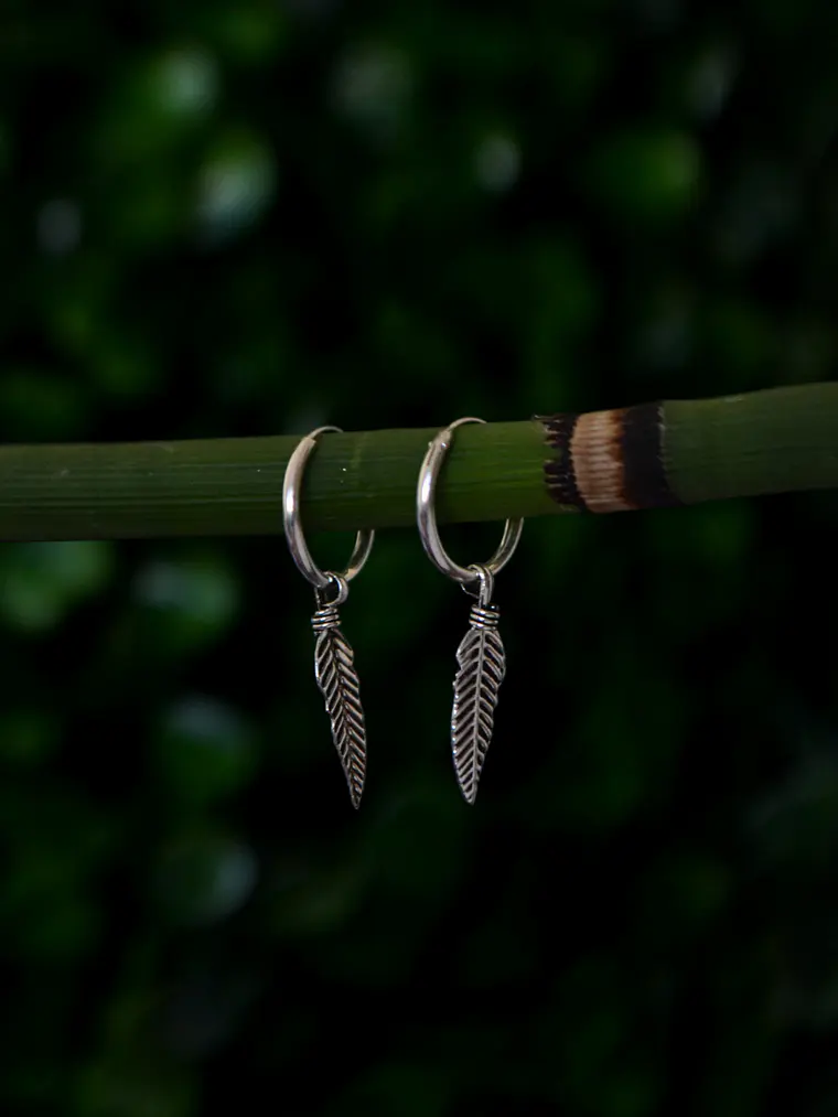 Argollas 12mm Plumas 1