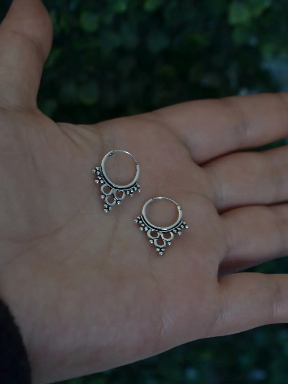 Argollas Tribal Gota 12×20mm 2