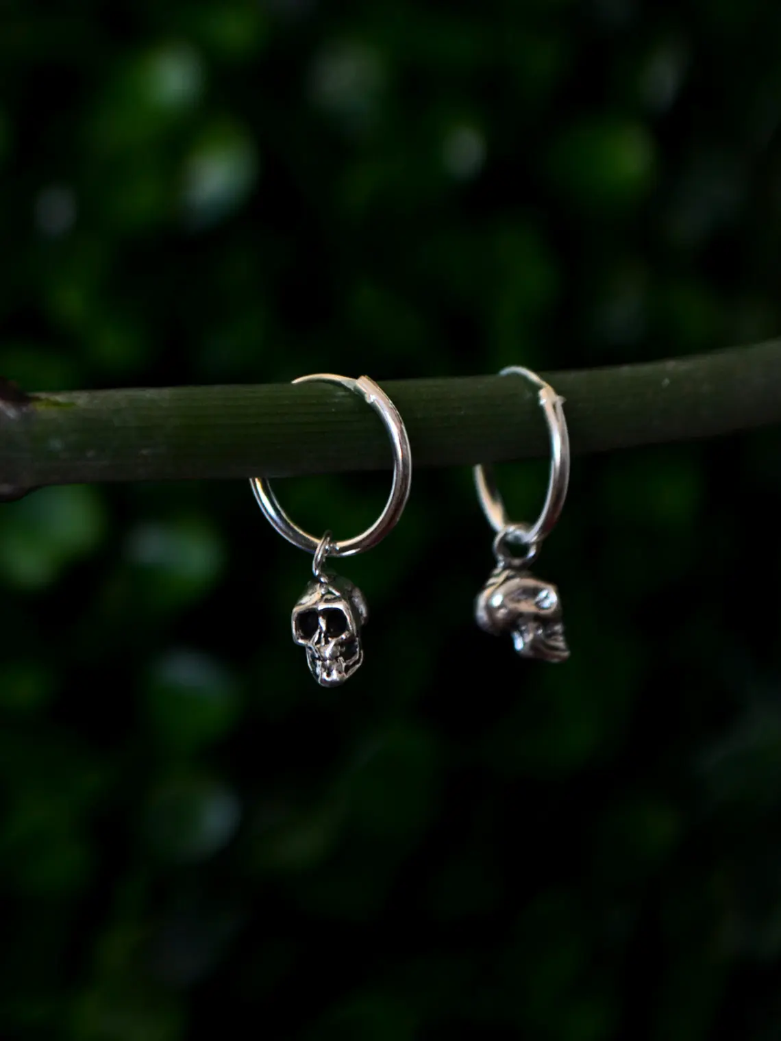 Argollas Calavera Halloween 12mm 1