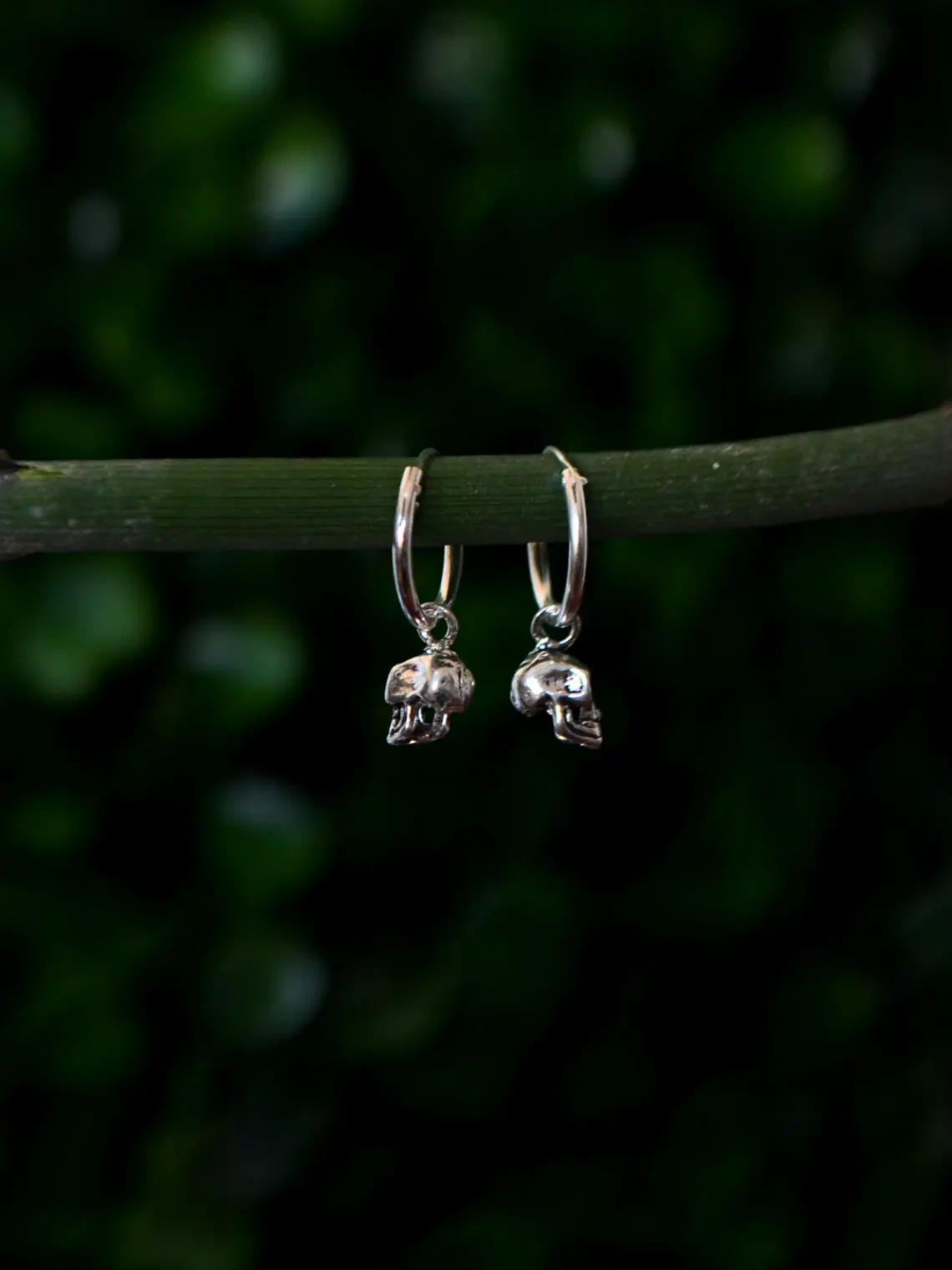 Argollas Calavera Halloween 12mm 2