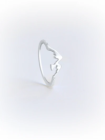 Anillo Montañas Plata 950