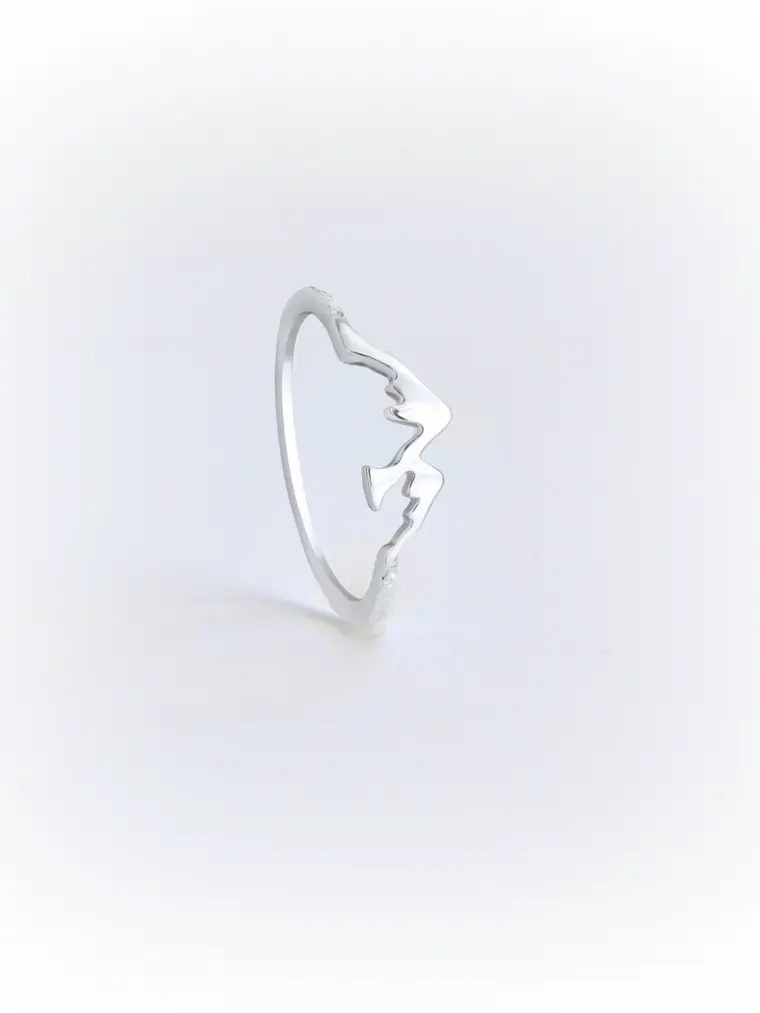 Anillo Montañas Plata 950 1