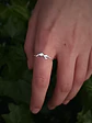 Anillo Montañas Plata 950 - Miniatura 5