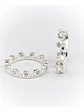 Set Anillos Apilables Topacio Blanco - Miniatura 4