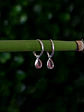Argollas Gota Circón Rosa - Miniatura 3