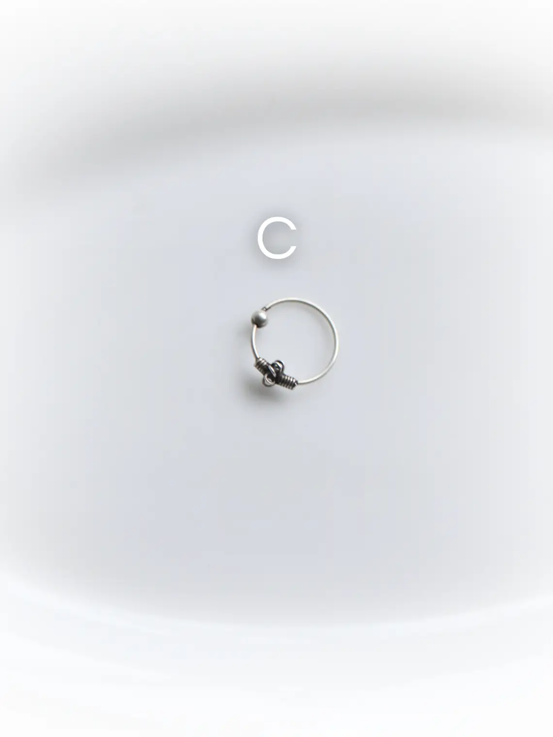 Piercing Solitario 10mm  4
