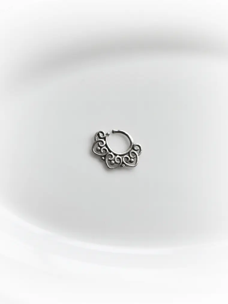 Piercing Septum Tribal – Plata 925 2