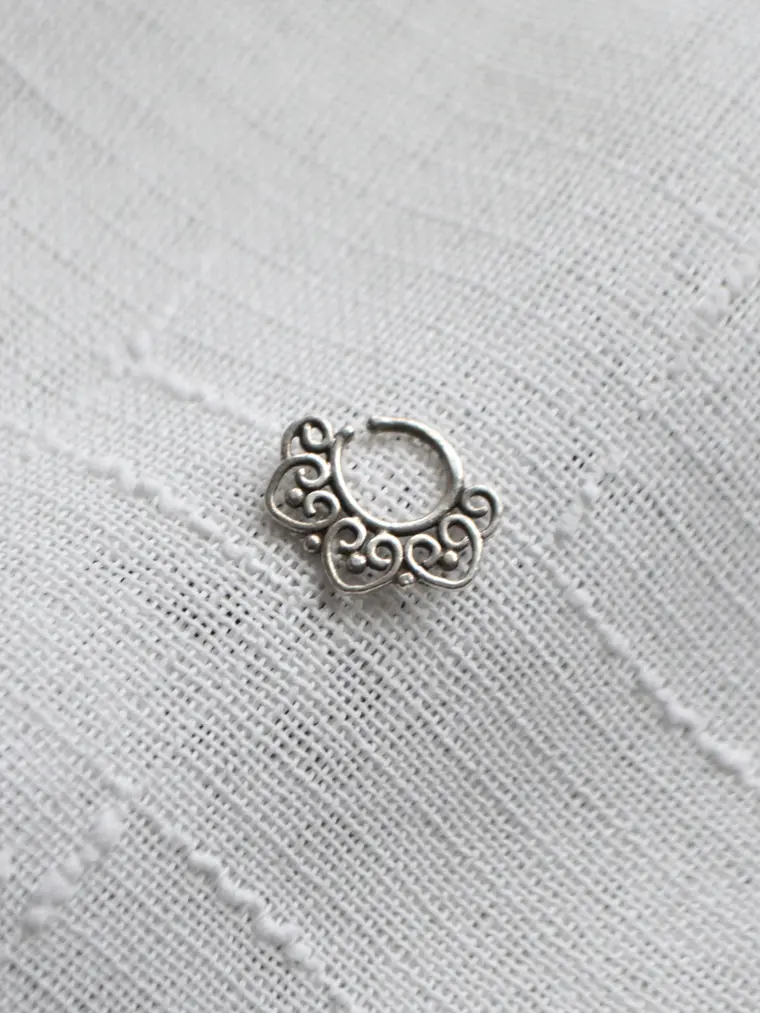 Piercing Septum Tribal – Plata 925 1