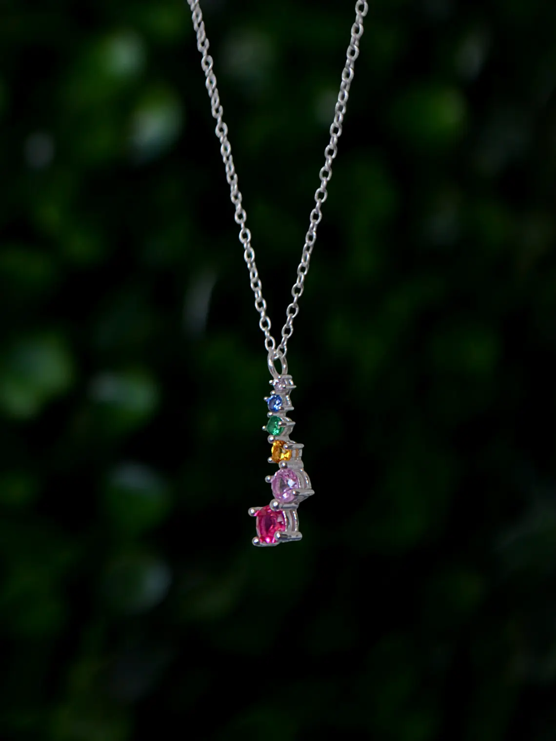 Collar Cascada de Colores 45cm 2