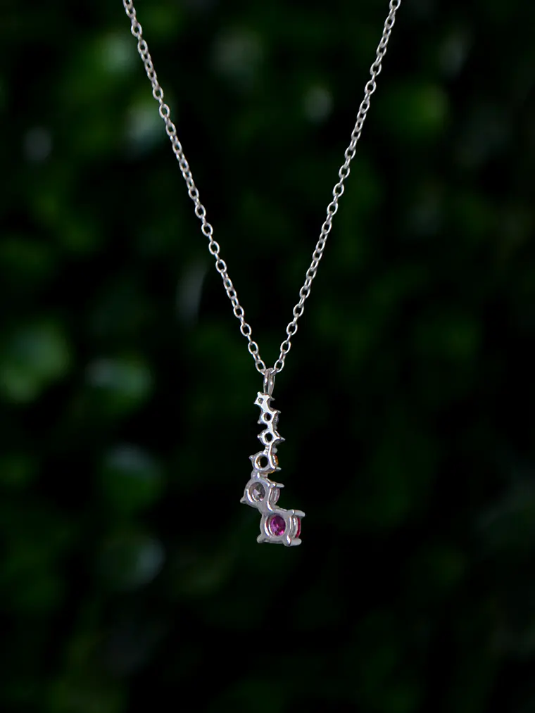 Collar Cascada de Colores 45cm 4