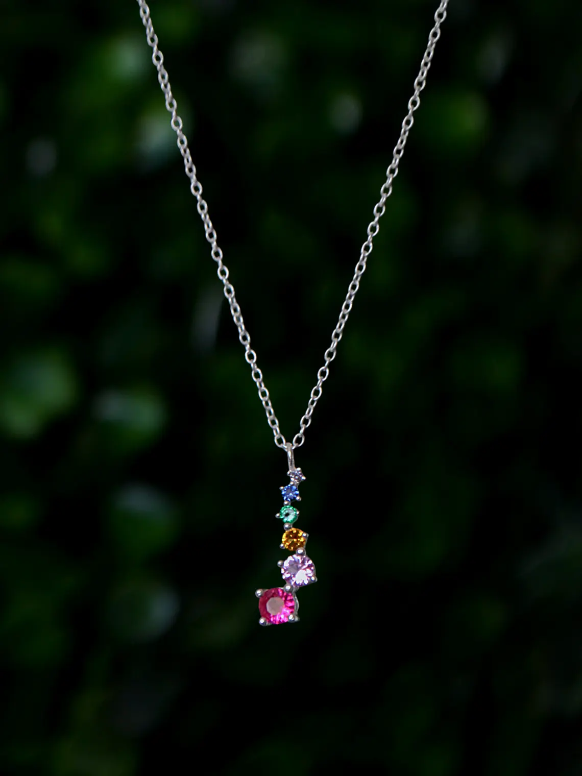Collar Cascada de Colores 45cm 1