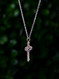 Collar Cruz Gótica Circón 45cm - Miniatura 2