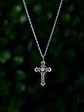Collar Cruz Gótica Circón 45cm - Miniatura 1