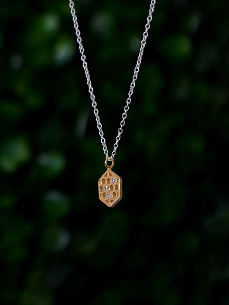 Collar Panal de Abeja 45cm 2
