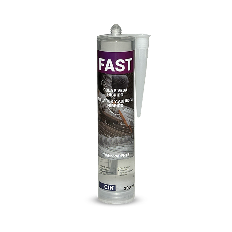 FAST COLA E VEDA HIBRIDO TRANSPARENTE - CIN 1