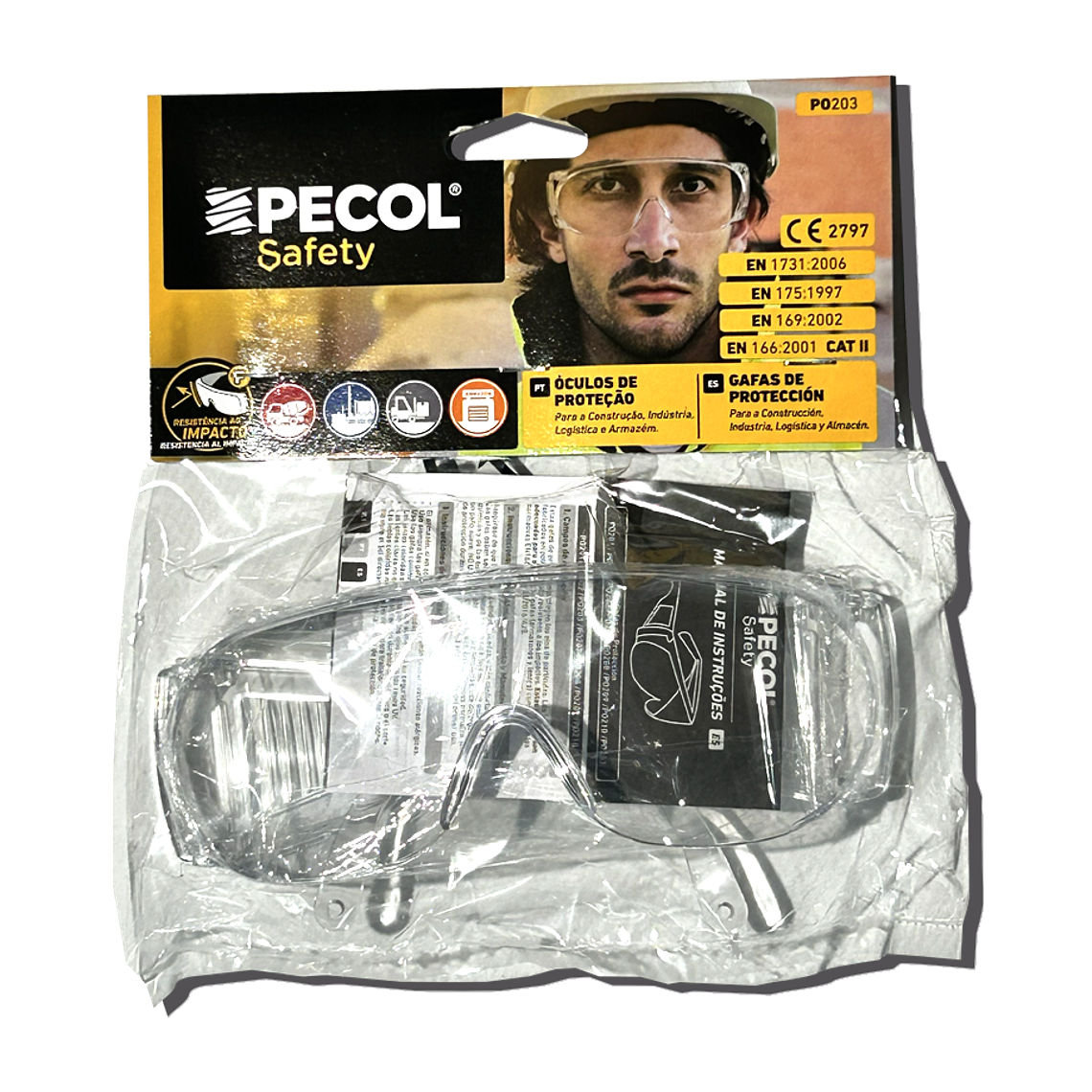 ÓCULOS DE PROTEÇÃO PO 203 - PECOL SAFETY 1