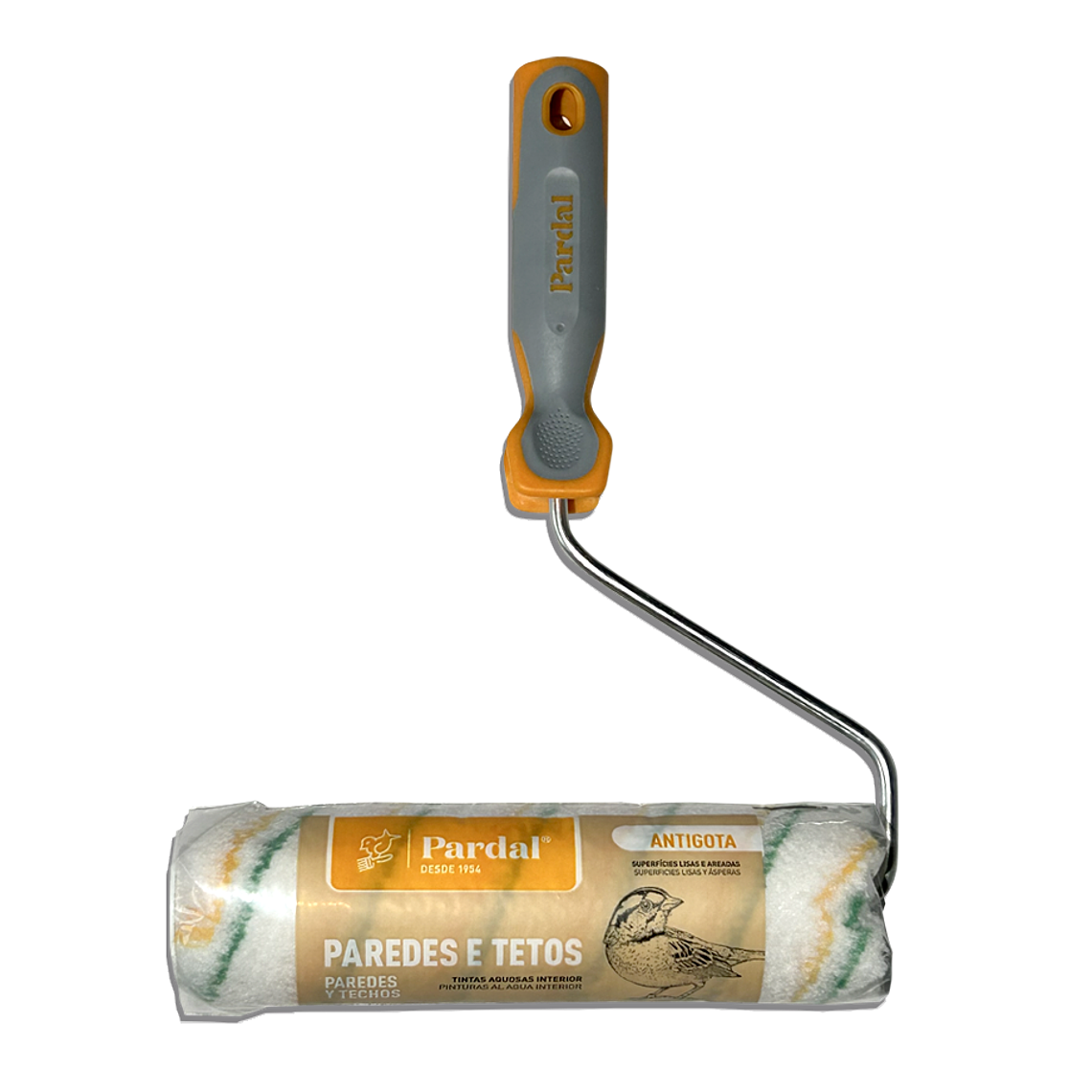 ROLO PARA PAREDES E TETOS ANTIGOTA VERDE - PARDAL 1